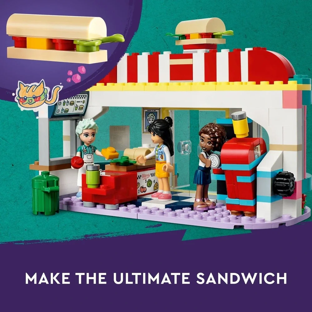 LEGO Friends Heartlake‎ Downtown Diner 41728 Restaurant Building Set New Sealed